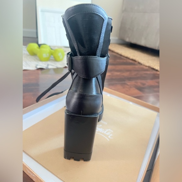 CHRISTIAN LOUBOUTIN  worn a couple of times. 
Black Macademia Ankle Boots - Picture 4 of 7